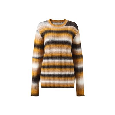 סוודר סריג פסים צבעוני